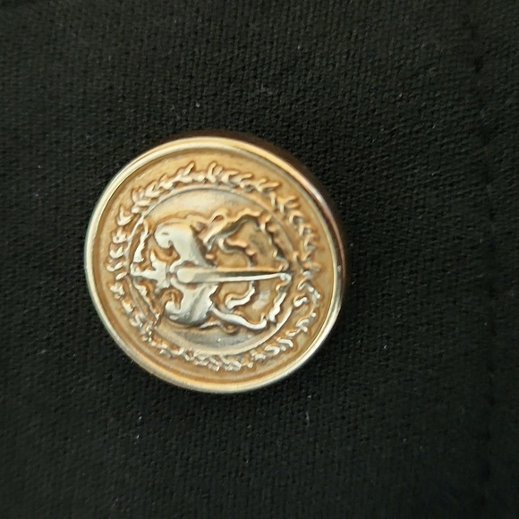 NWT Zara Gold Button Detail Pants - Picture 3 of 5